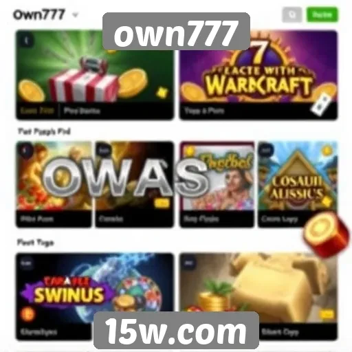 Análise do portfólio de jogos do site own777